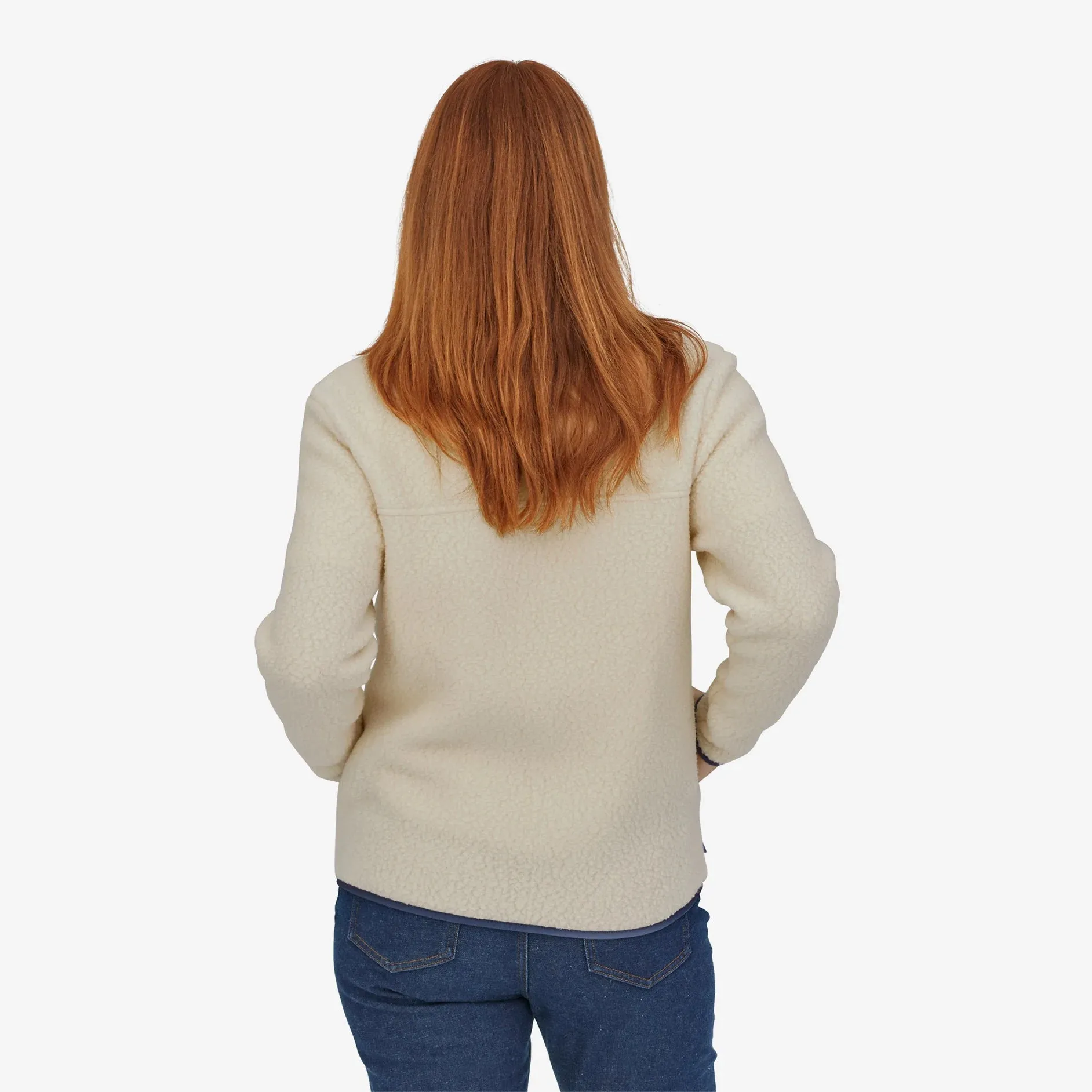 Forget Subtle Patagonia Women's Retro Pile Fleece Jacket Natural