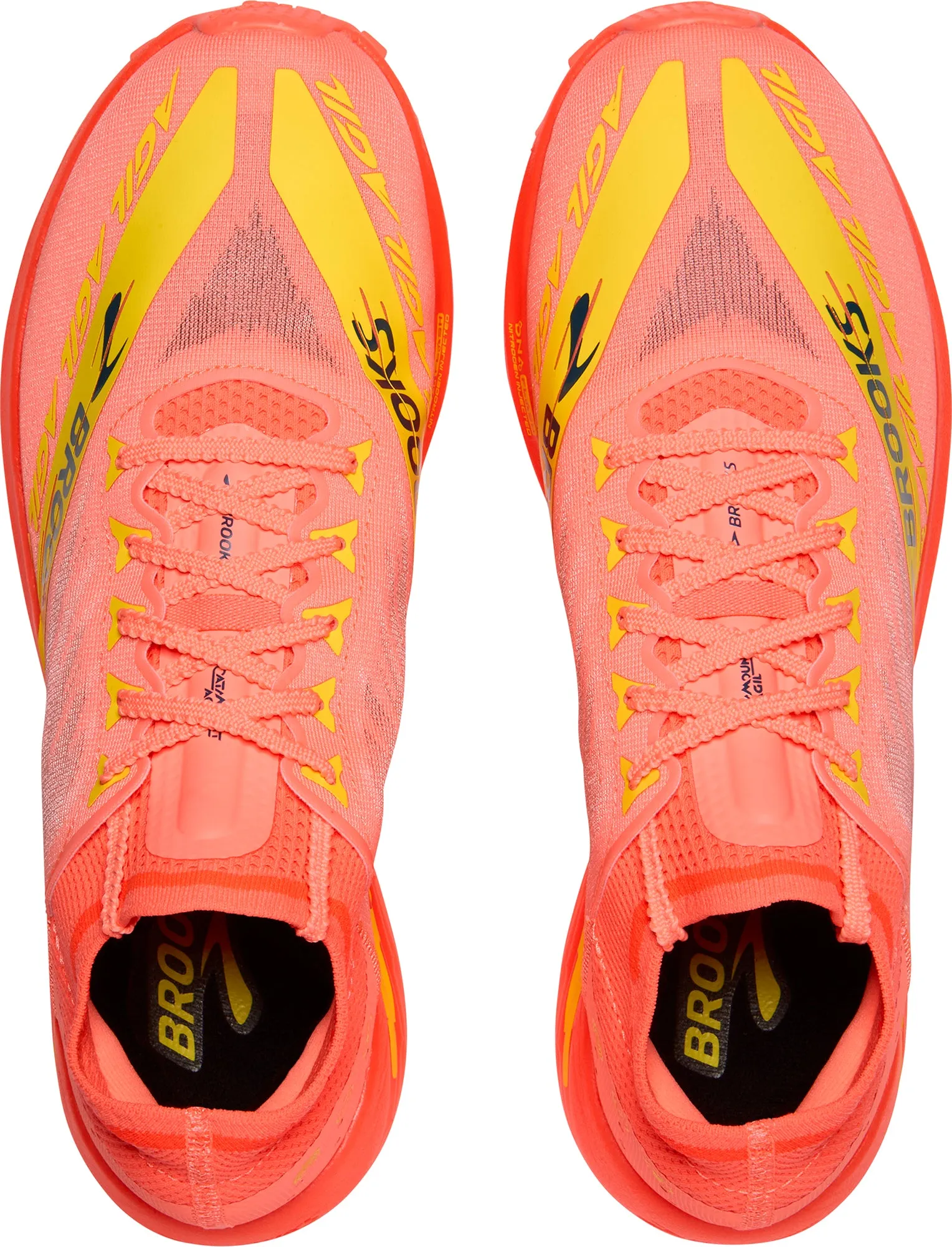 EVA - midsole Adaptive Flex Brooks Catamount Agil Trail Running Shoes - Orange