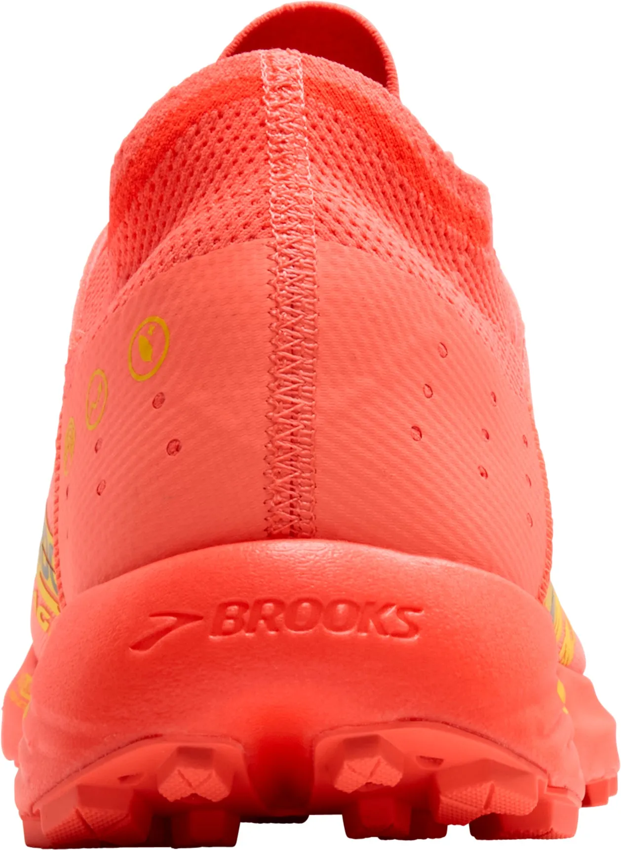 Brooks Catamount Agil Trail Running Shoes - Orange Comfortable Collar Flexible forefoot