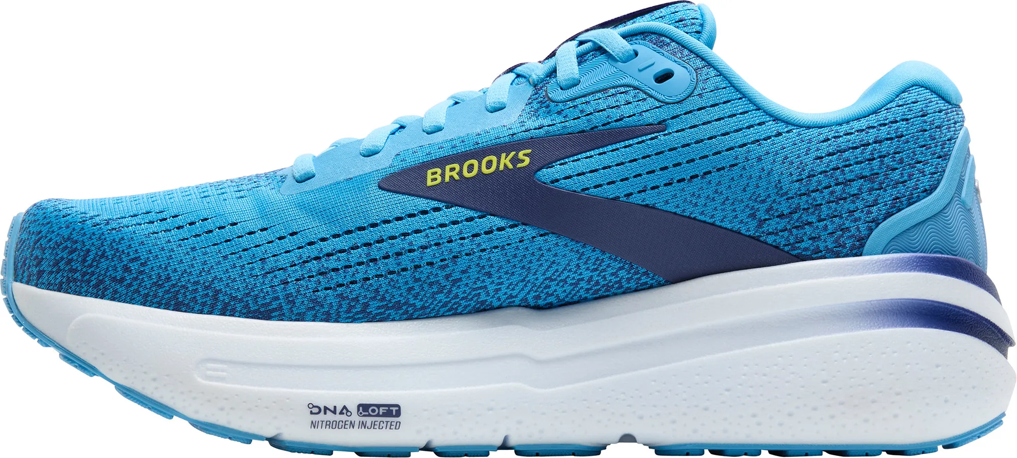 carbon fiber plate reduced fatigue Brooks Ghost Max 2 Mens Running Shoes - Blue