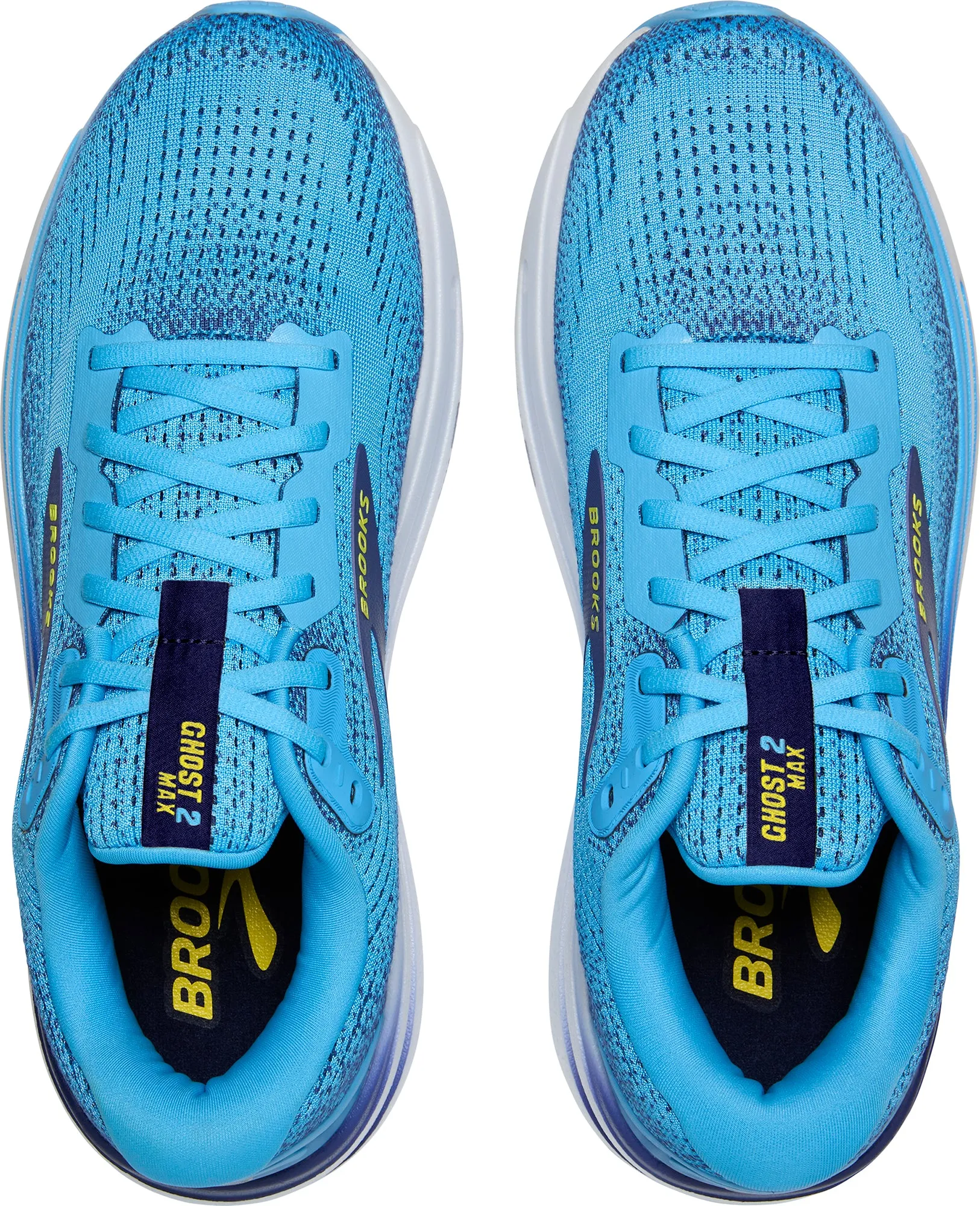 Brooks Ghost Max 2 Mens Running Shoes - Blue diamond - design shoes mesh construction shoes