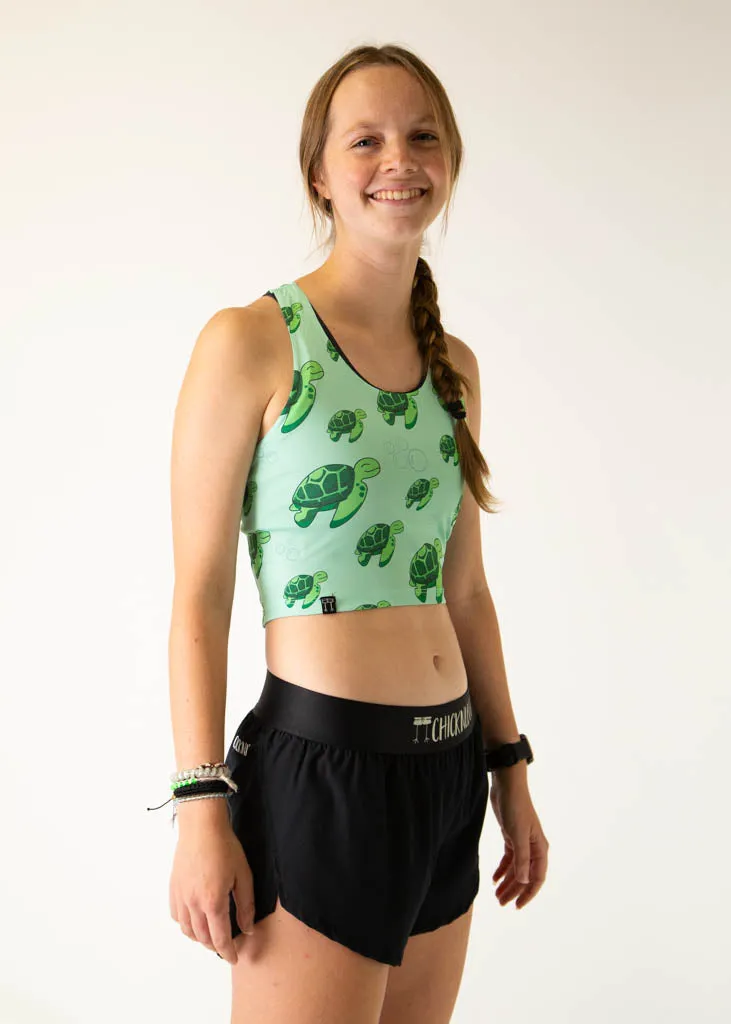 Educational - valuable Sea Turtles PWR Crop Top