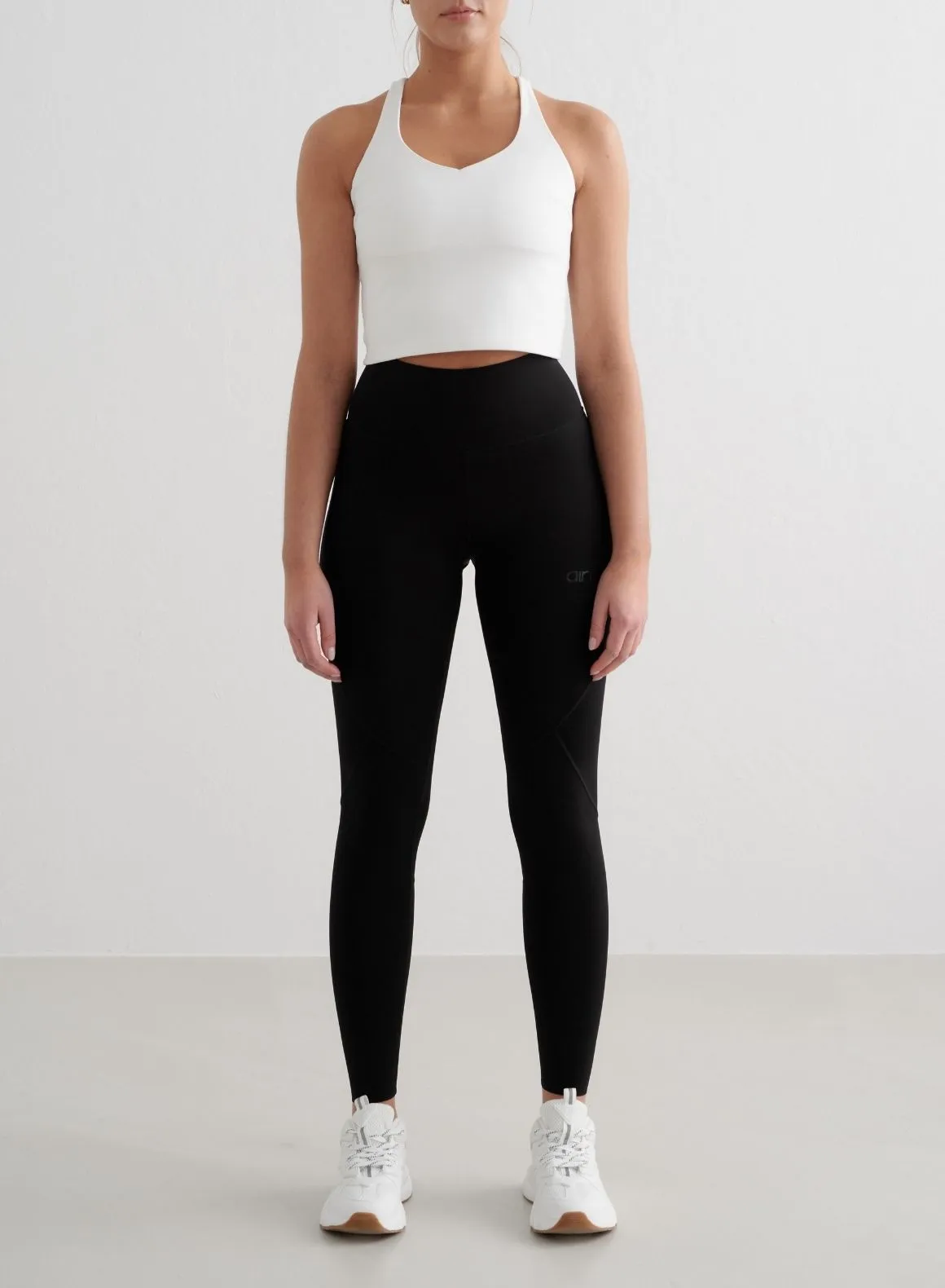 White Sculpting Strappy Bralette Breathable Design