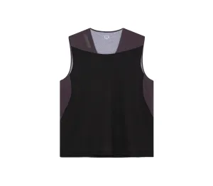 Fade Resistant Dye Women's Singlet | Black/Forest Grey