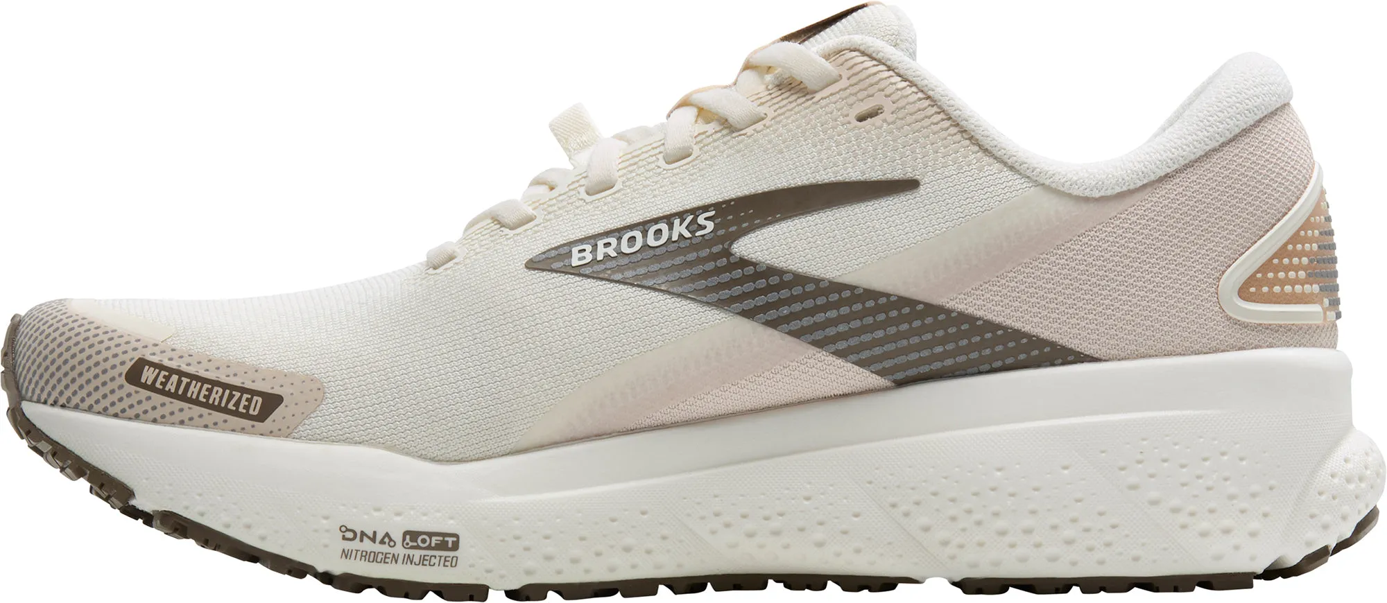 Brooks Ghost 16 Weatherized Womens Running Shoes - Cream running technique improvement