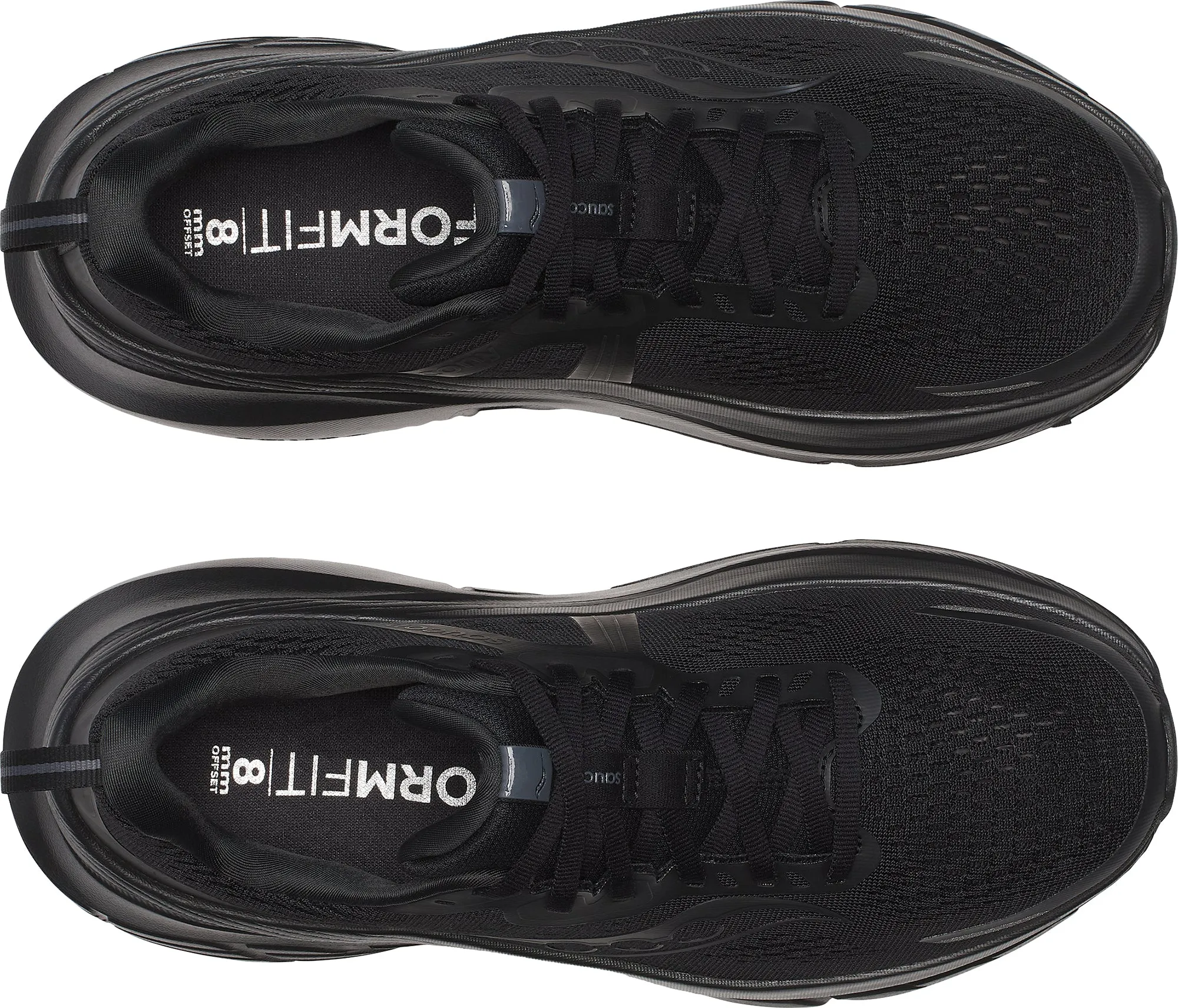 Sturdy Build odor - control insole shoes Saucony Guide 18 Mens Running Shoes - Black