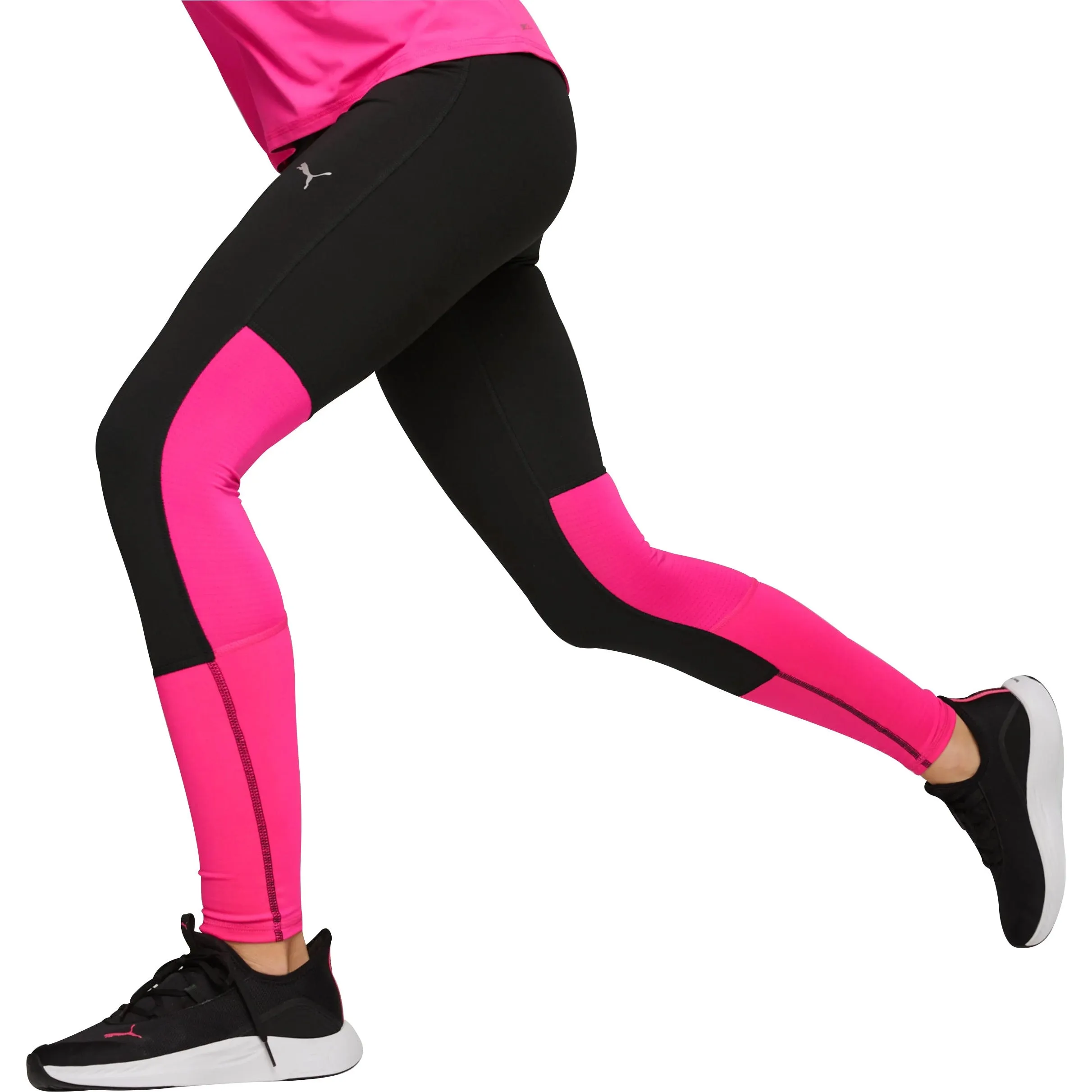 Puma Run Favourite Regular Rise Womens Long Running Tights - Black yoga session Sculpted Design