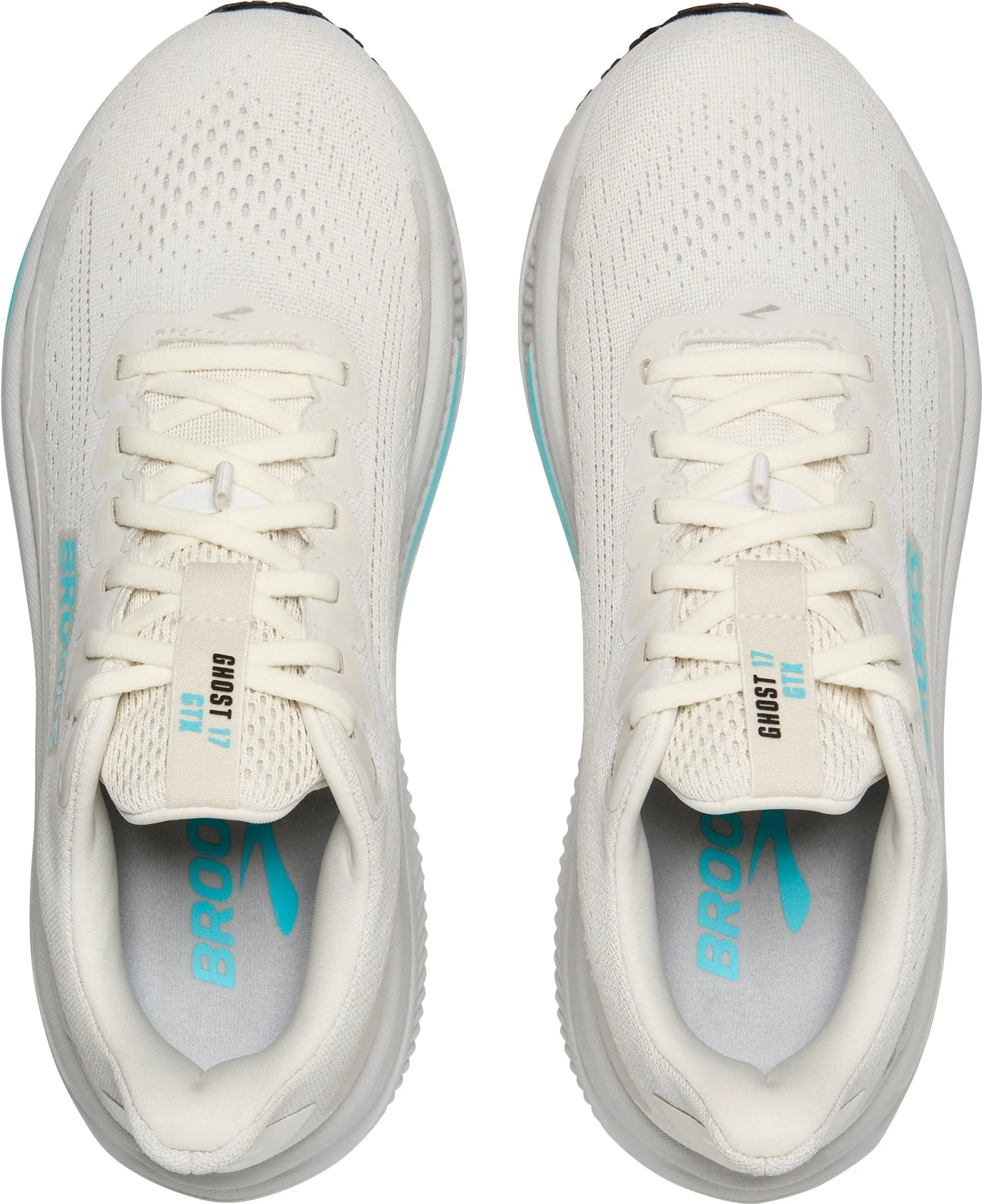 Brooks Ghost 17 GORE-TEX Womens Running Shoes - Cream Neutral Stance Platform