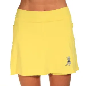 Light Edge hypoallergenic material Citron Yellow Mini Athletic Skirt (girls size 6-10)