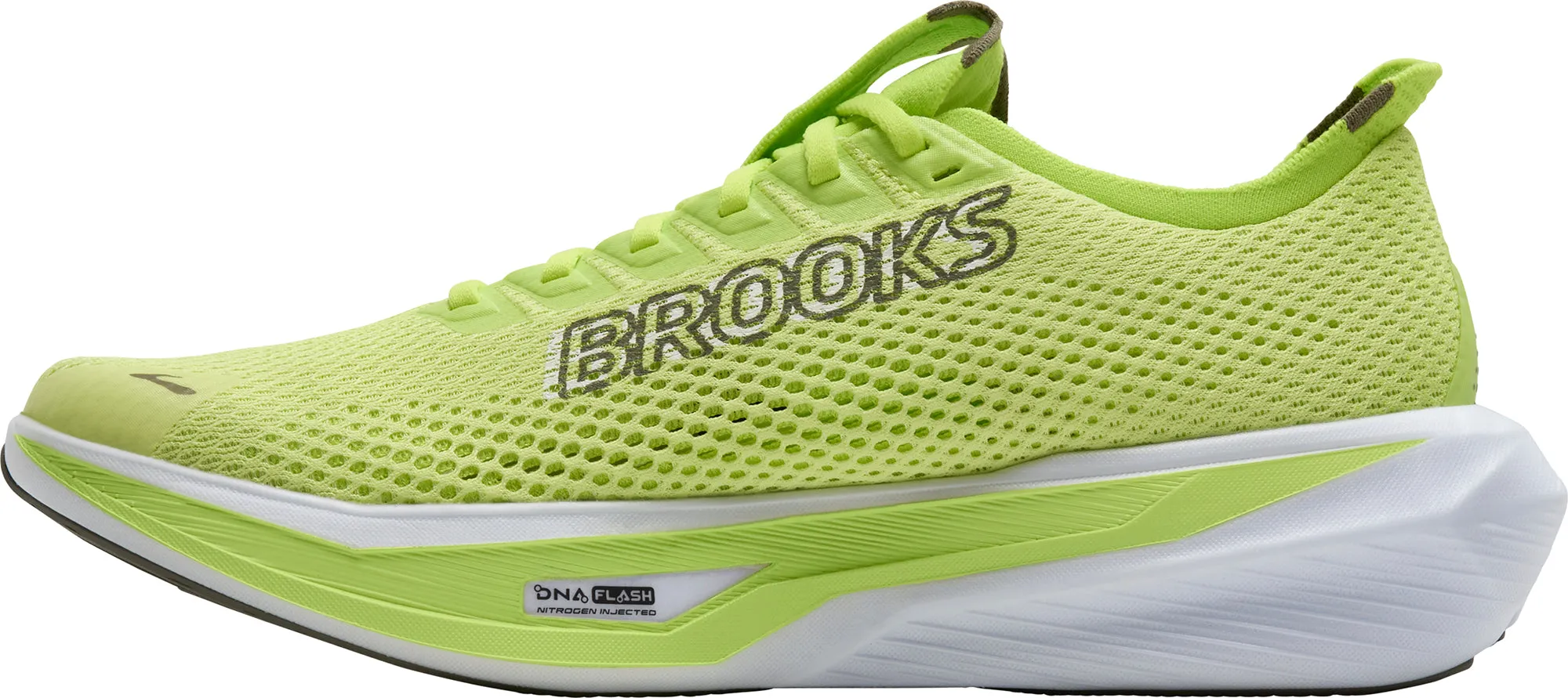 running at night shoes non - energy - return shoes Brooks Hyperion 3 Mens Running Shoes - Green