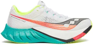 Saucony Endorphin Pro 4 Mens Running Shoes - White winter running footwear
