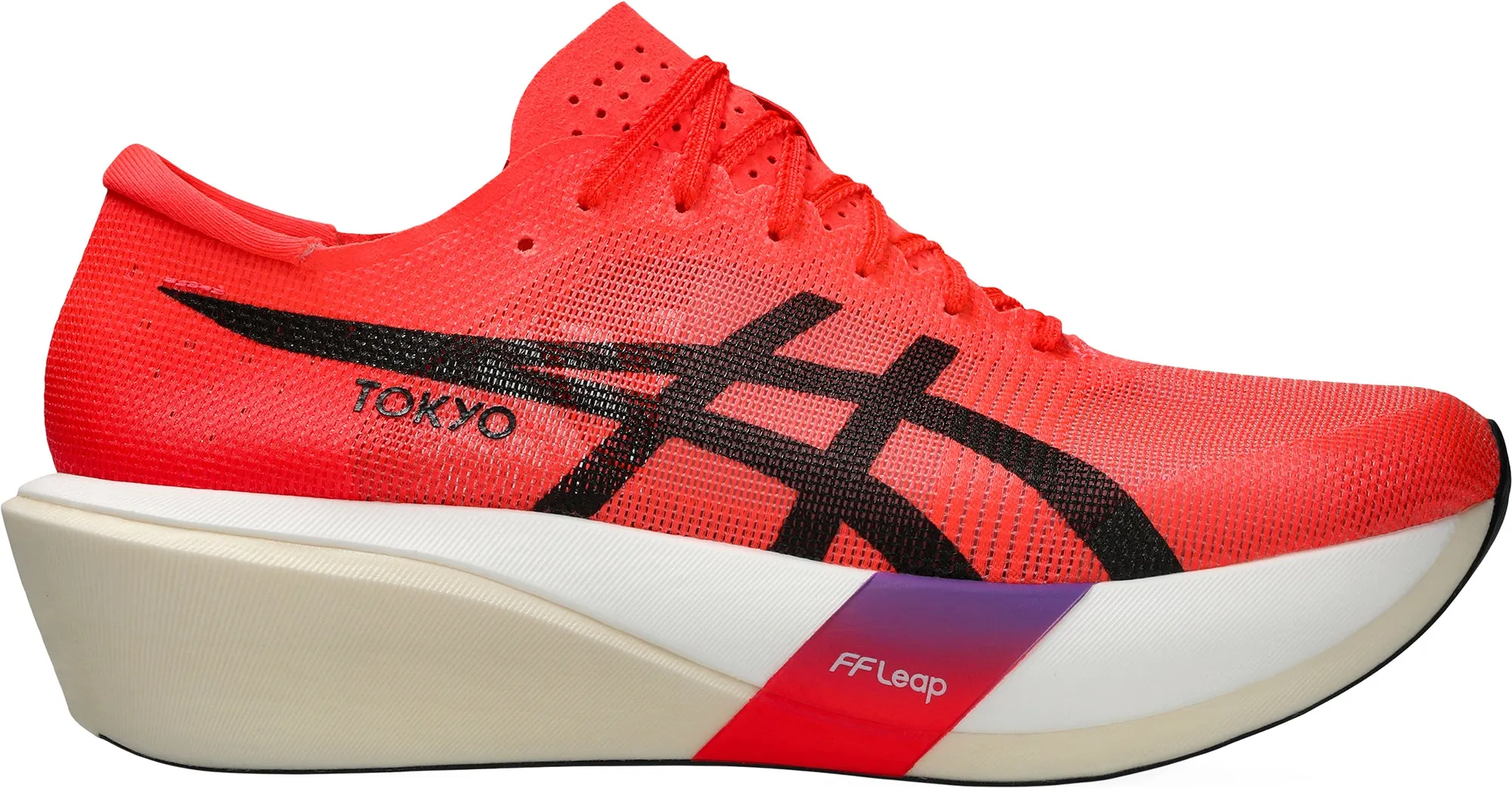 Durable TPU Plate polished - finish - design shoes Asics MetaSpeed Edge Tokyo Mens Running Shoes - Red