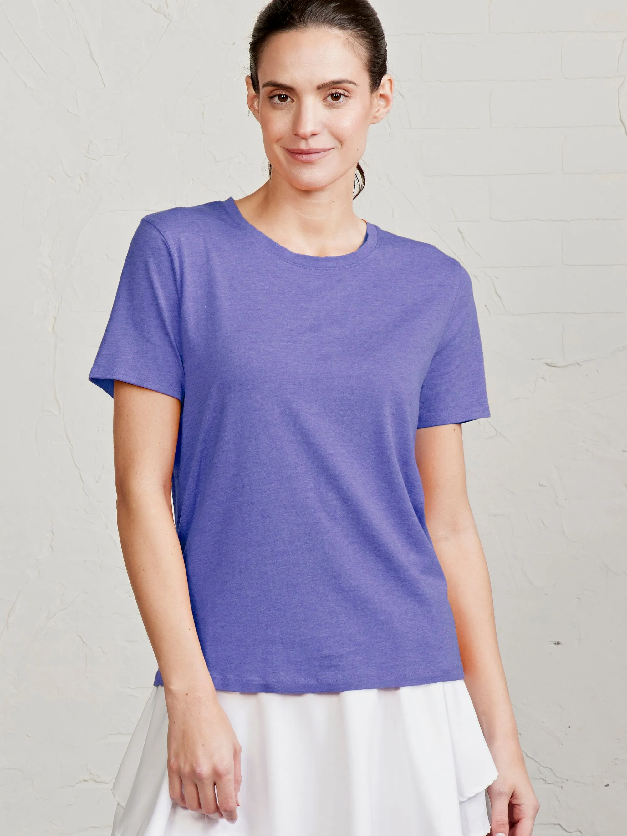 Street Style Trend Simple Yet Elegant All Day Short Sleeve T-Shirt