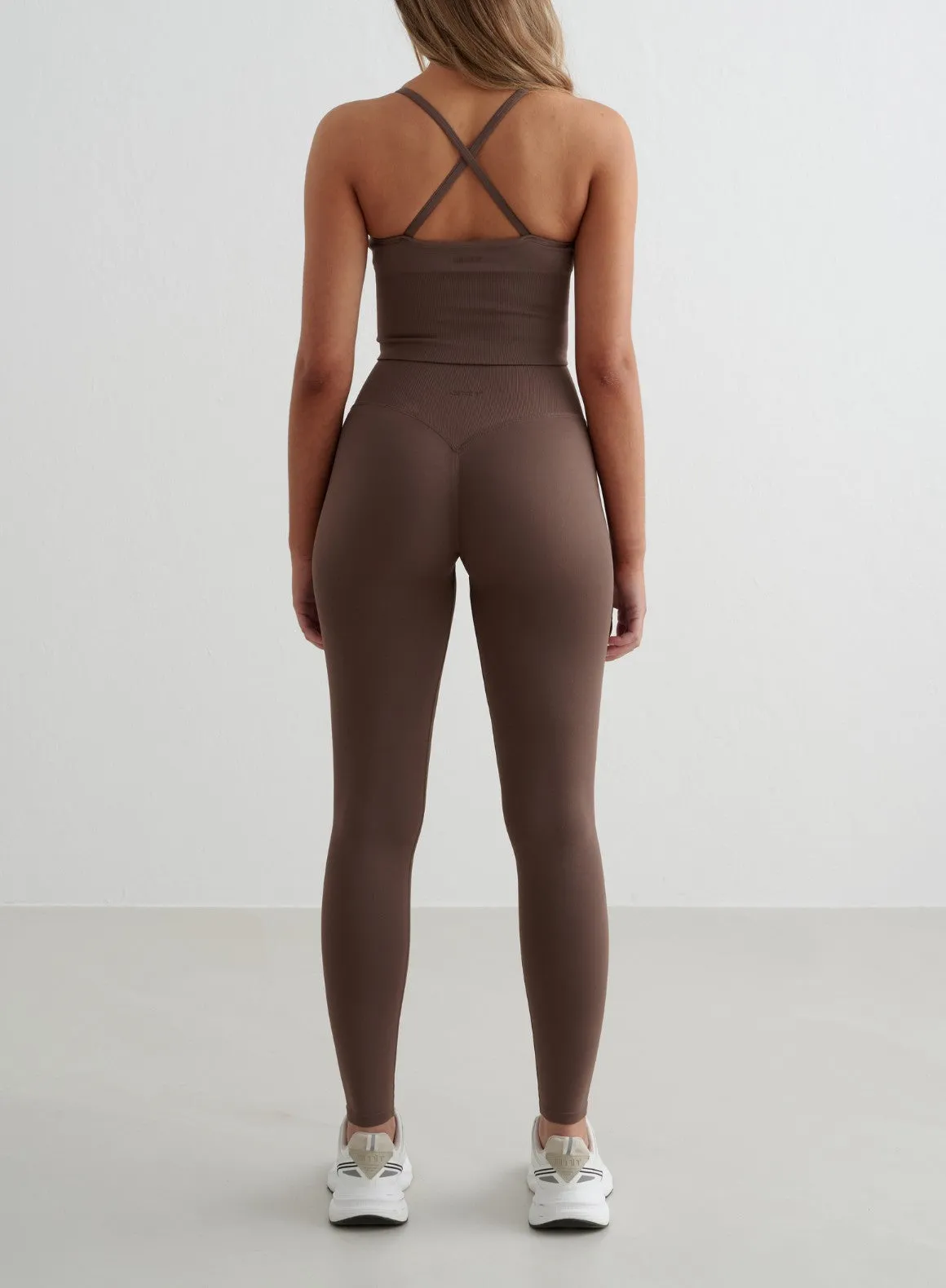 Macchiato Shape Seamless Cross Back Bralette Dynamic Fit System Flatlock stitching