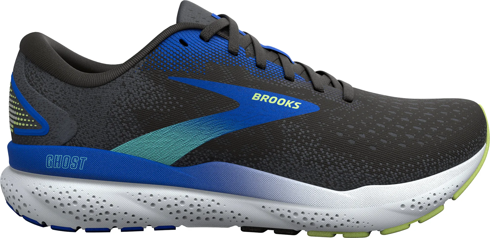 running with gloves Brooks Ghost 16 Mens Running Shoes - Black