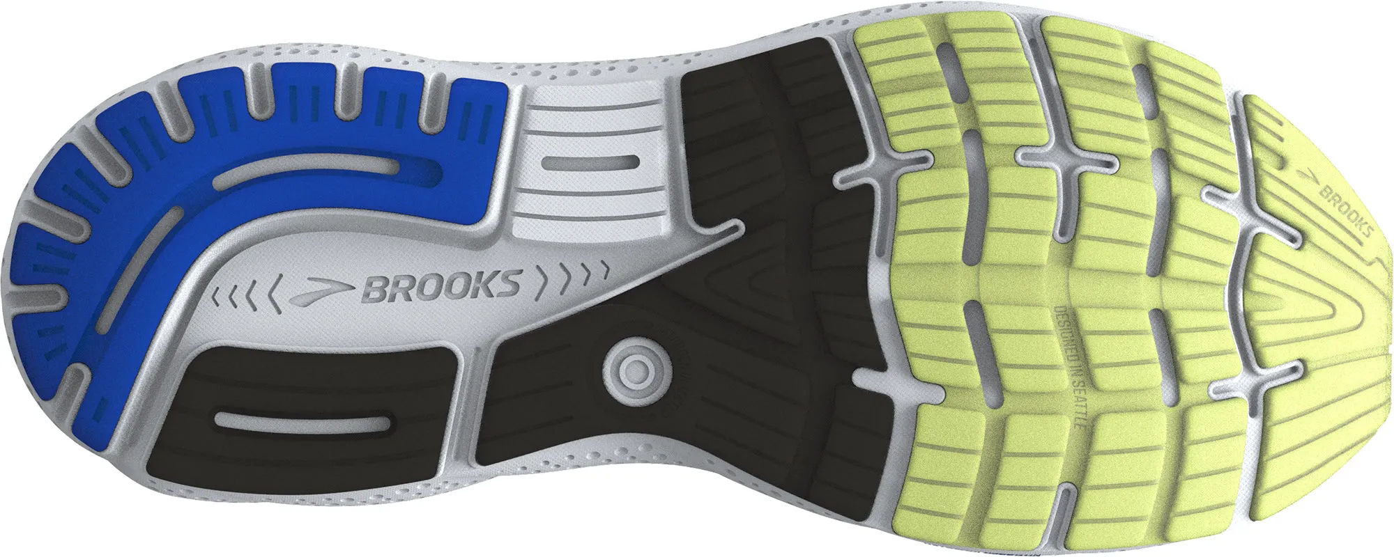 Brooks Ghost 16 Mens Running Shoes - Black Multi Layer Mesh Weave