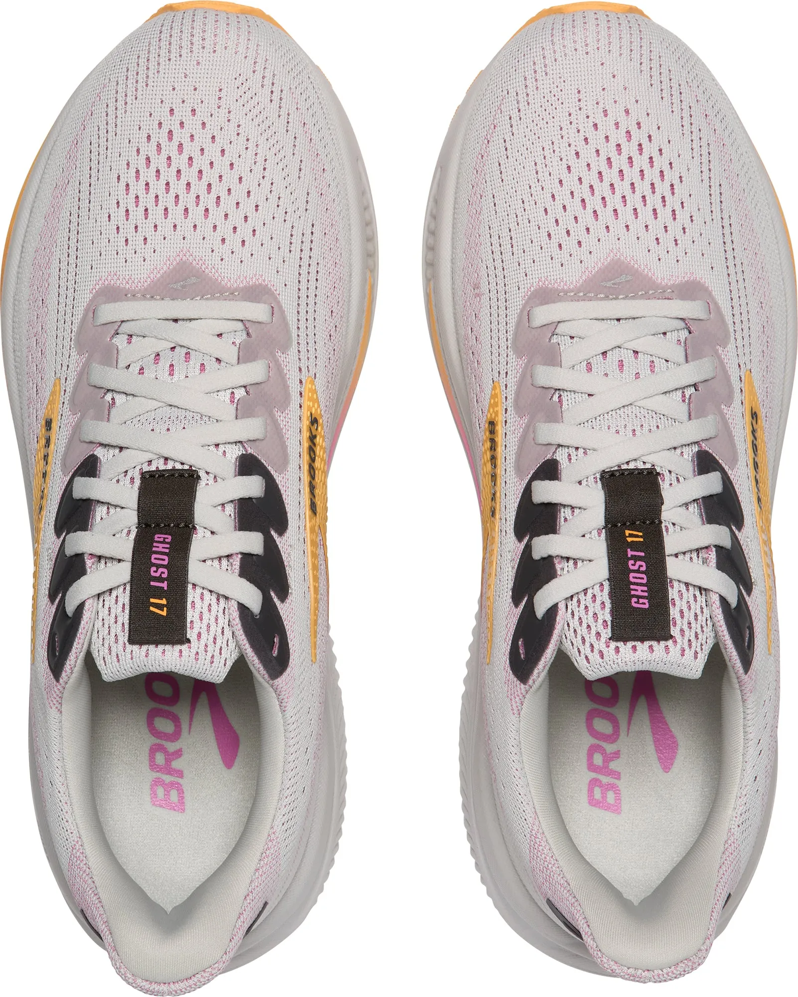 Vertical Flex Notches Limited - edition Brooks Ghost 17 Womens Running Shoes - Grey