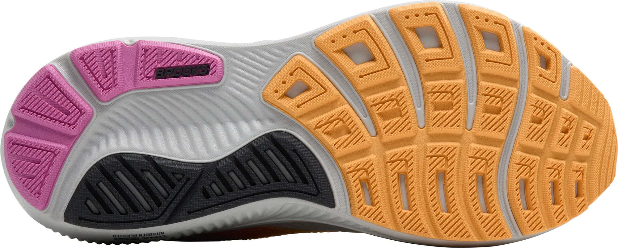 Brooks Ghost 17 Womens Running Shoes - Grey Dual Density Padding