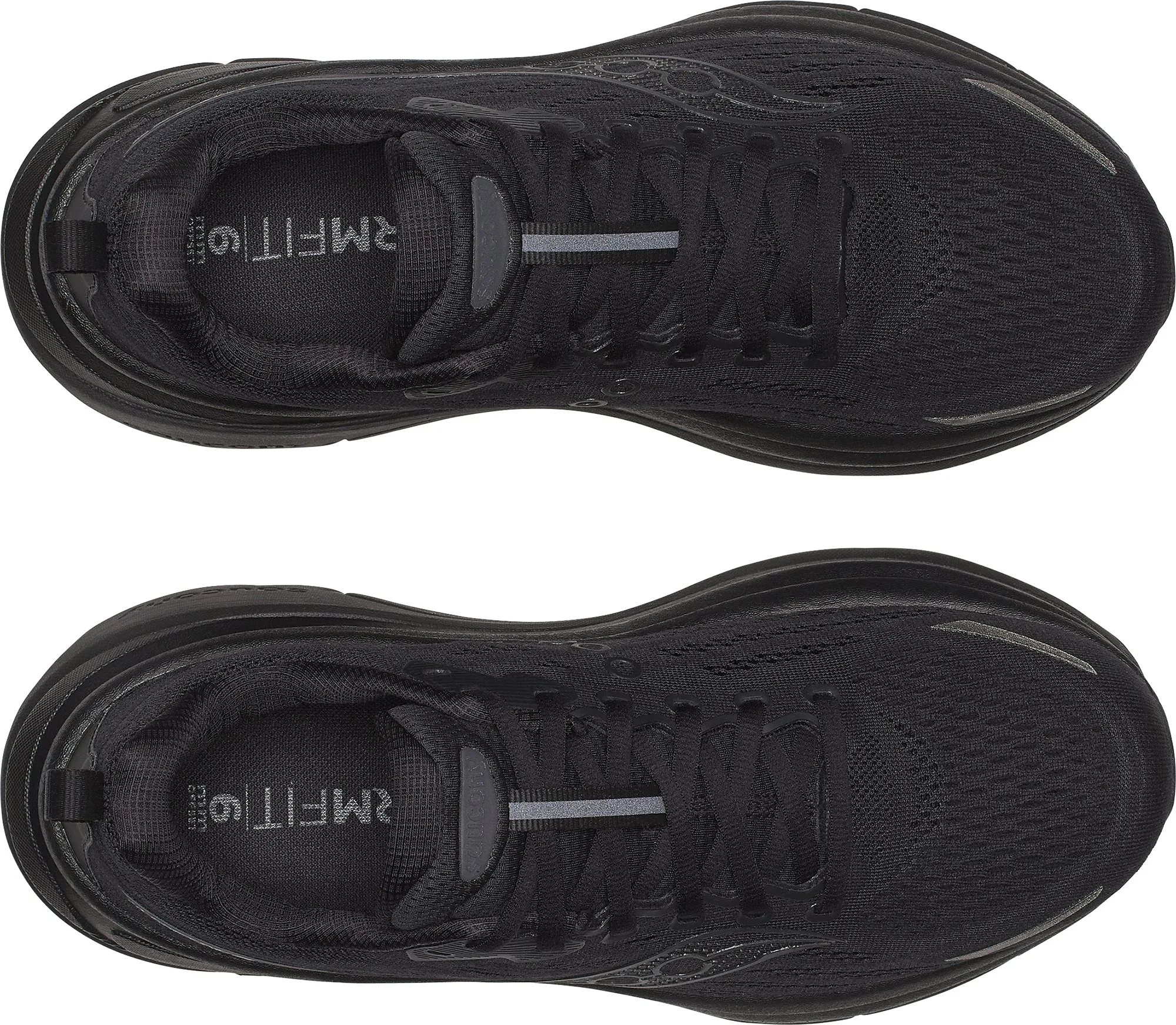 Saucony Hurricane 25 Mens Running Shoes - Black Springy Midsole orthopedic running shoes