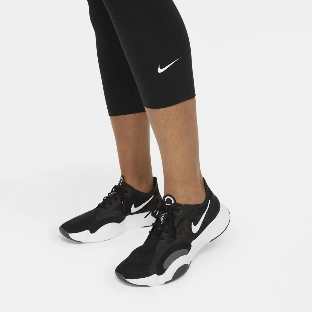 Nike Women's One Capri Tight Black / White Zen Mode Flexible form