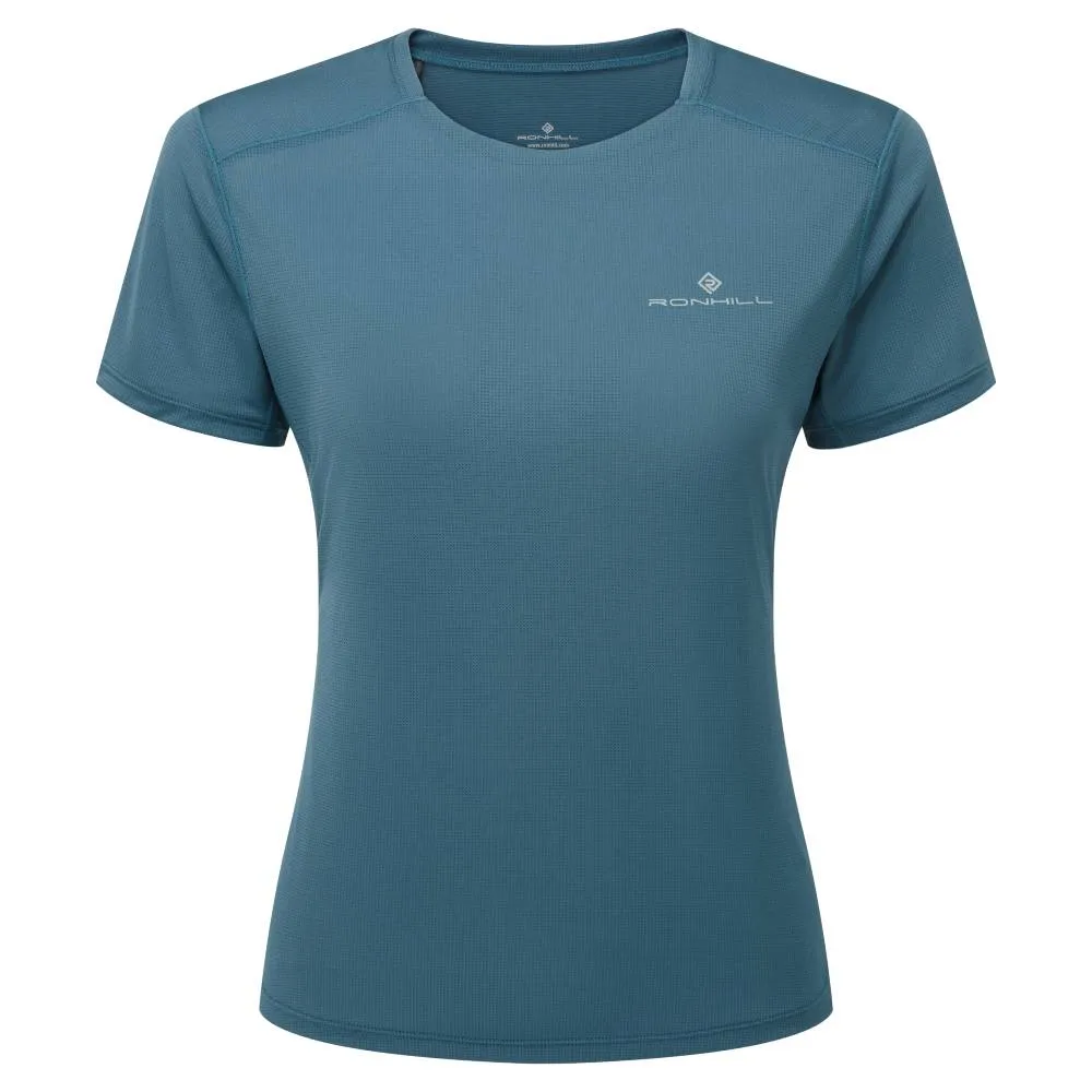Cozy and Light Ronhill Tech SS Tee (Womens) - Mallard/Meadow