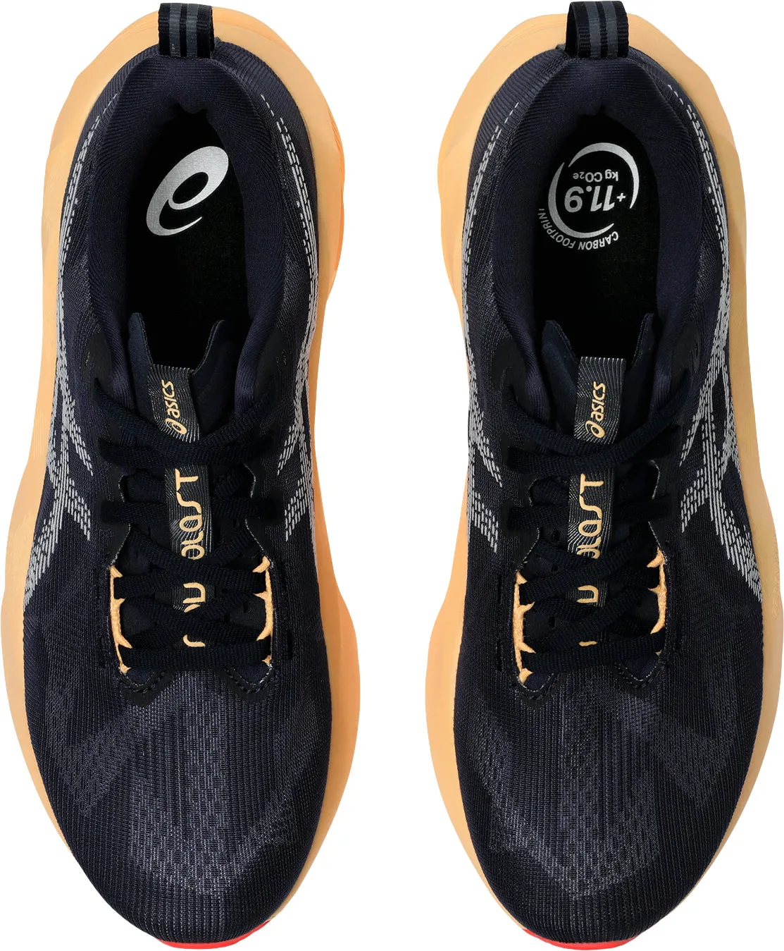 Asics NovaBlast 5 Mens Running Shoes - Blue rainy - day shoes sequin - embellished - design shoes