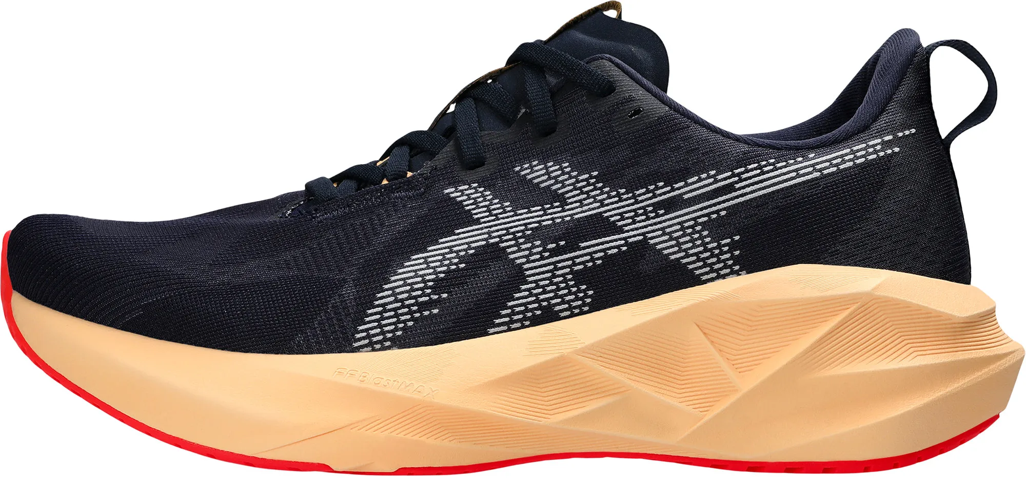 Asics NovaBlast 5 Mens Running Shoes - Blue Roll Bar Training Sessions