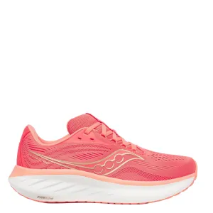 Saucony Women's Ride 18 Running Shoes in Coral/Salmon - Online Exculsive Advanced Cushioning
