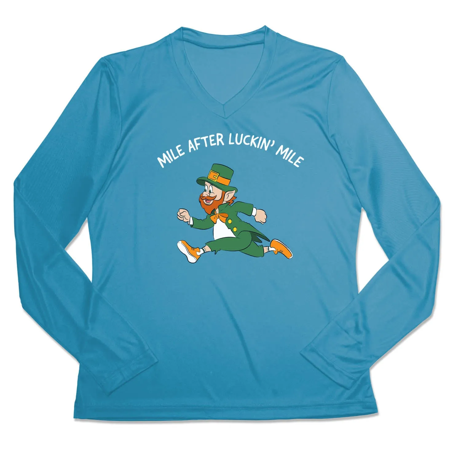 Women's Long Sleeve Tech Tee - Mile After Luckin Mile Fresh Outfit
