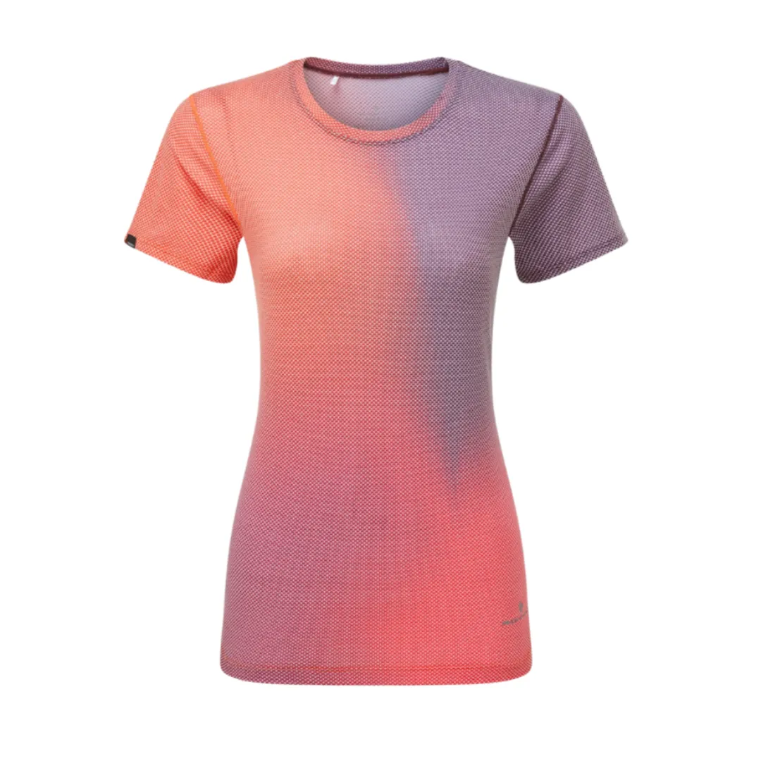 Ronhill Womens Tech Golden Hour Tee SS25 yoga clothing Spandex Enhanced Elasticity