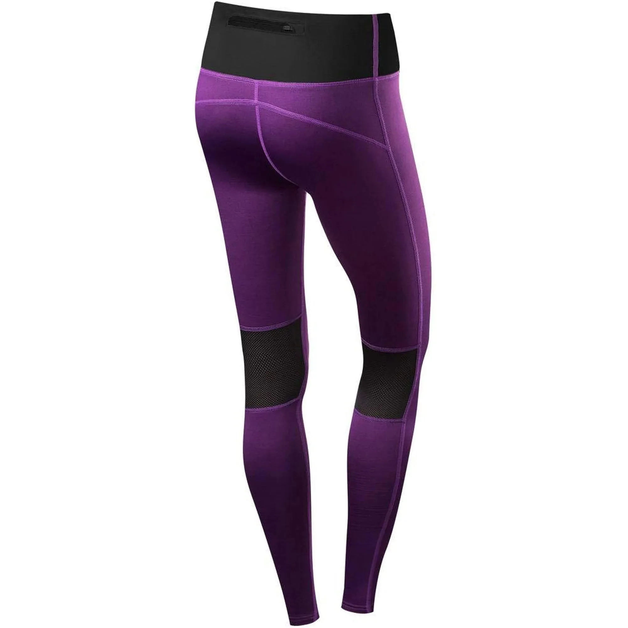 TCA SuperThermal Performance Womens Long Running Tights - Purple Maternity Wear City Walk
