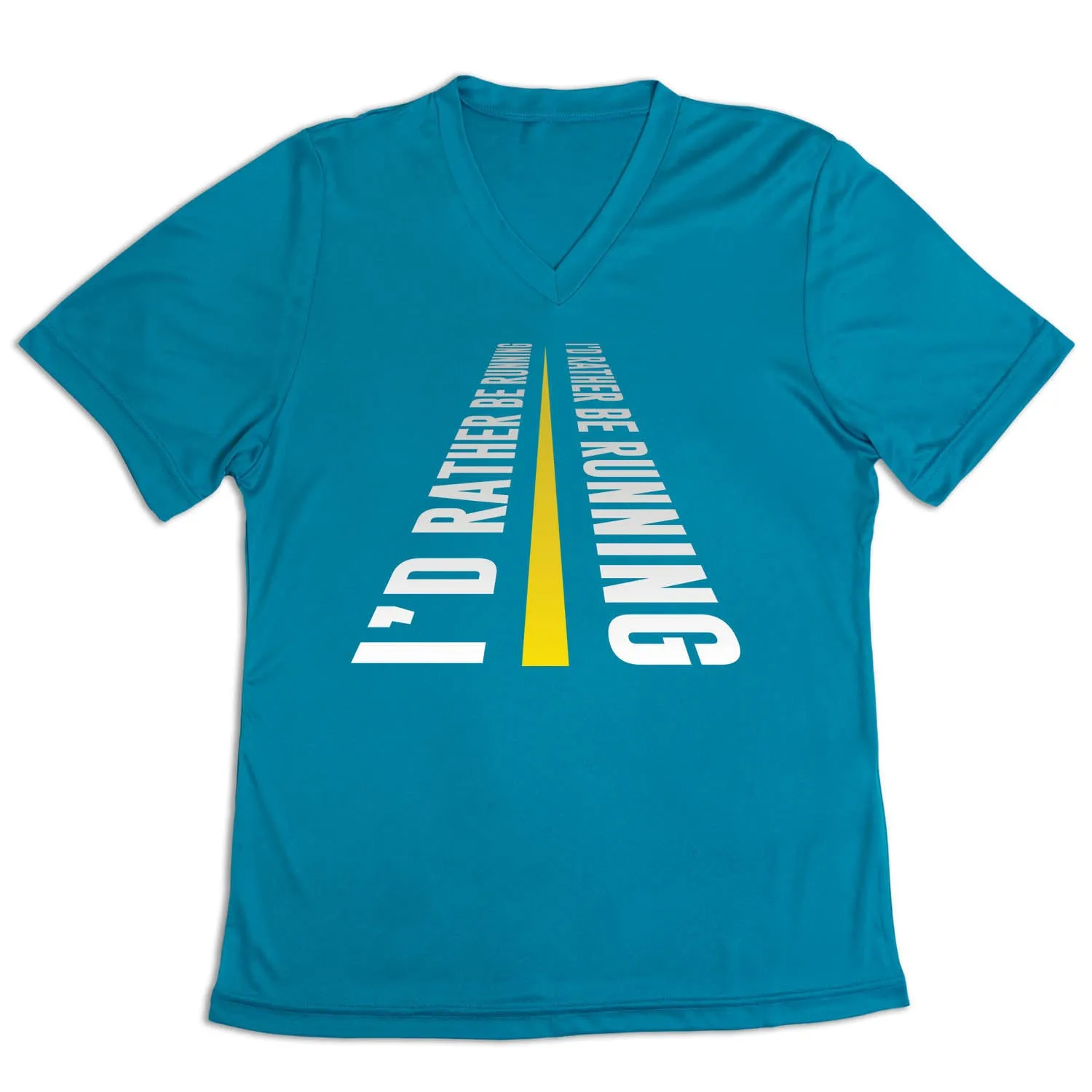 Women's Short Sleeve Tech Tee - I'd Rather Be Running Classic Vibes