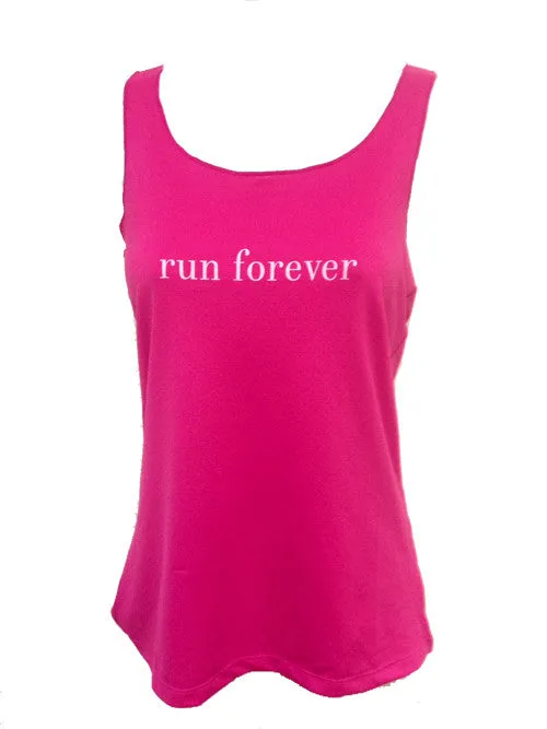 Run Forever Performance Racerback Sport Tank Tension Balanced