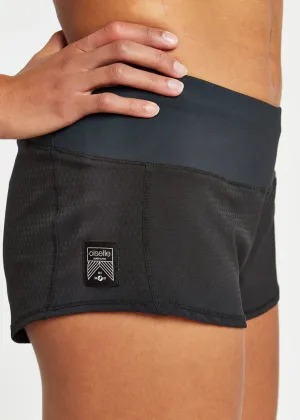 Oiselle | Mac Roga Shorts | Women's | Black High-waisted