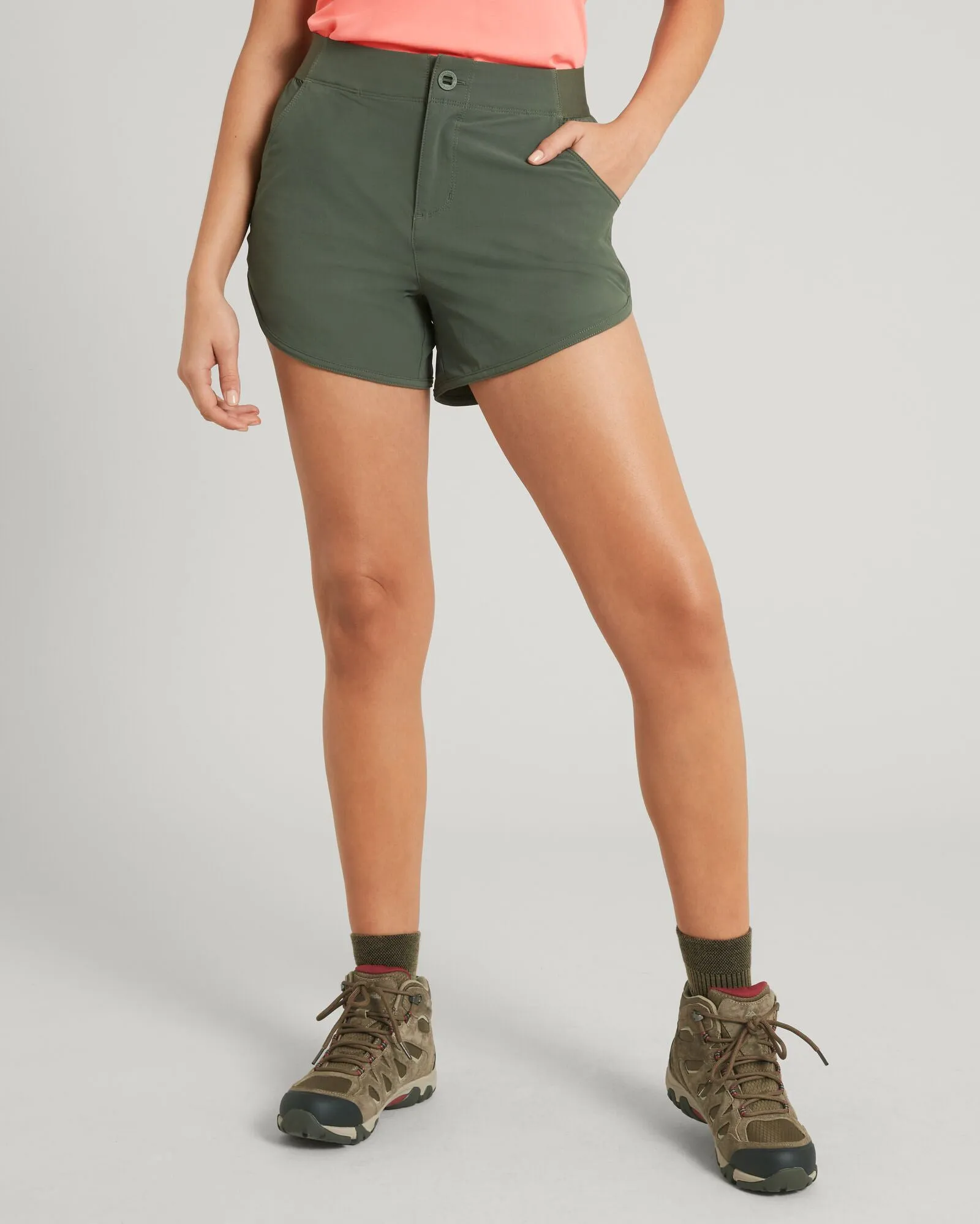 FlexibleNeckline ULT-Hike Women's Shorts - Thyme