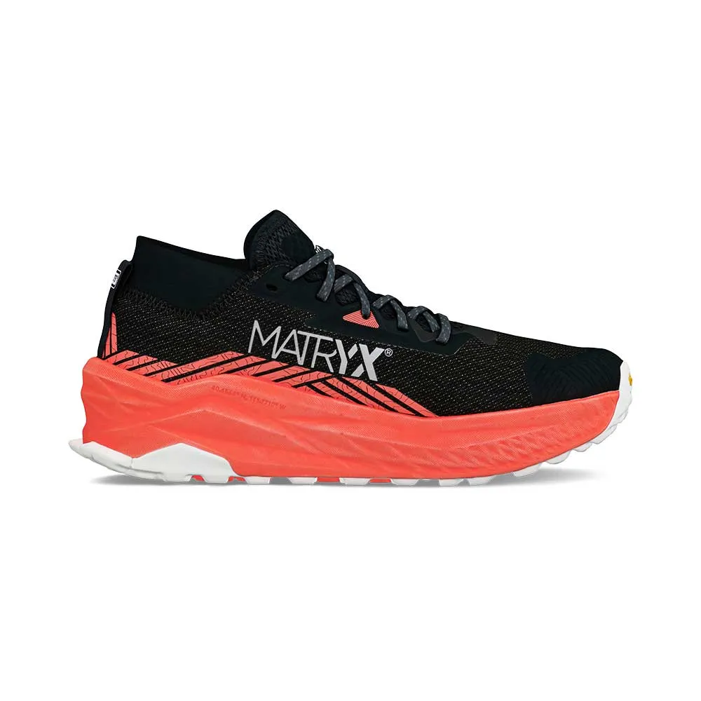 Women's Olympus 275 Trail Running Shoe - Coral/Black - Regular (B) Heat Welded Seams
