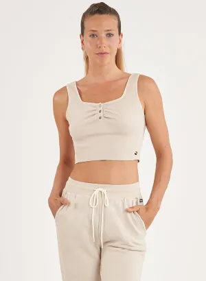 Washed Henley Tank - FINAL SALE Disaster - relief - ready Upgradeable