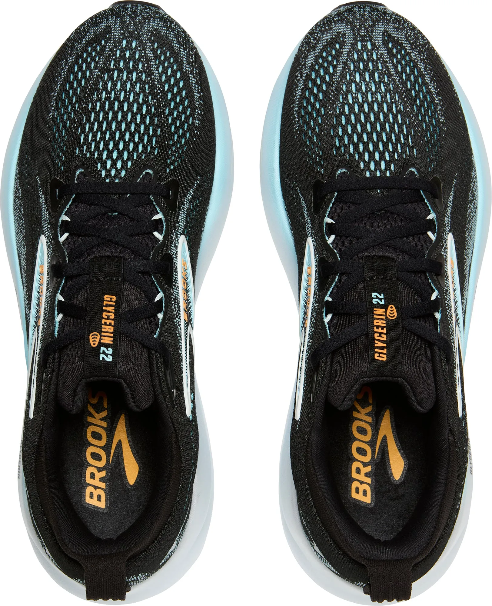 Torsional Stability Bar Brooks Glycerin 22 Mens Running Shoes - Black