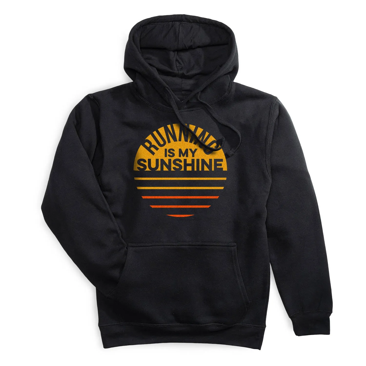 Statement Fleece Hoodie -  Running is My Sunshine Slim Fit Jeans