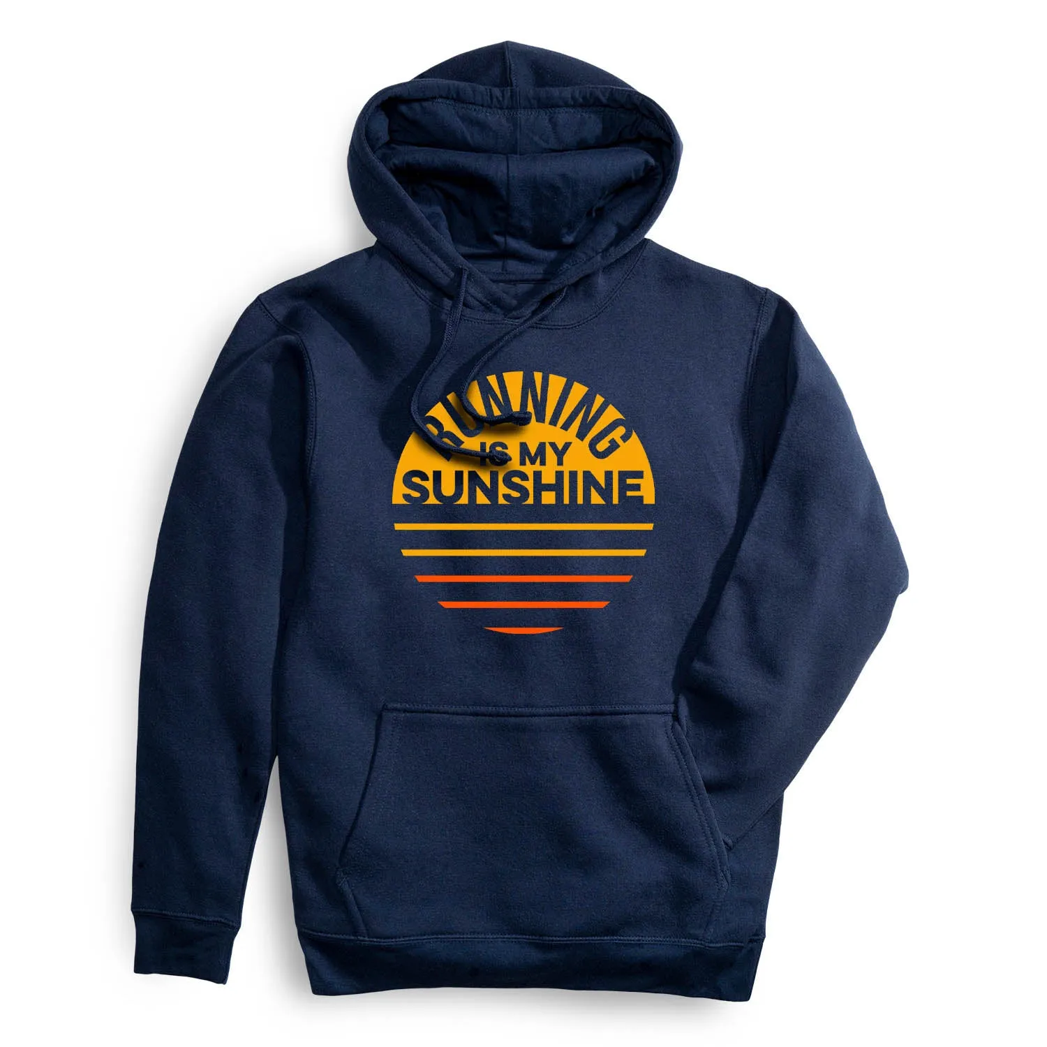Statement Fleece Hoodie -  Running is My Sunshine StainResistant Fabric