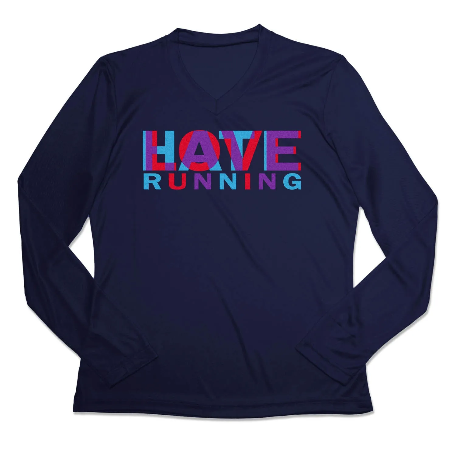 Women's Long Sleeve Tech Tee - Love Hate Running hypoallergenic