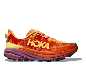 WOMEN'S SPEEDGOAT 6 - B - SHERBET/BEET ROOT responsive cushioning sneakers wide fit trail shoes