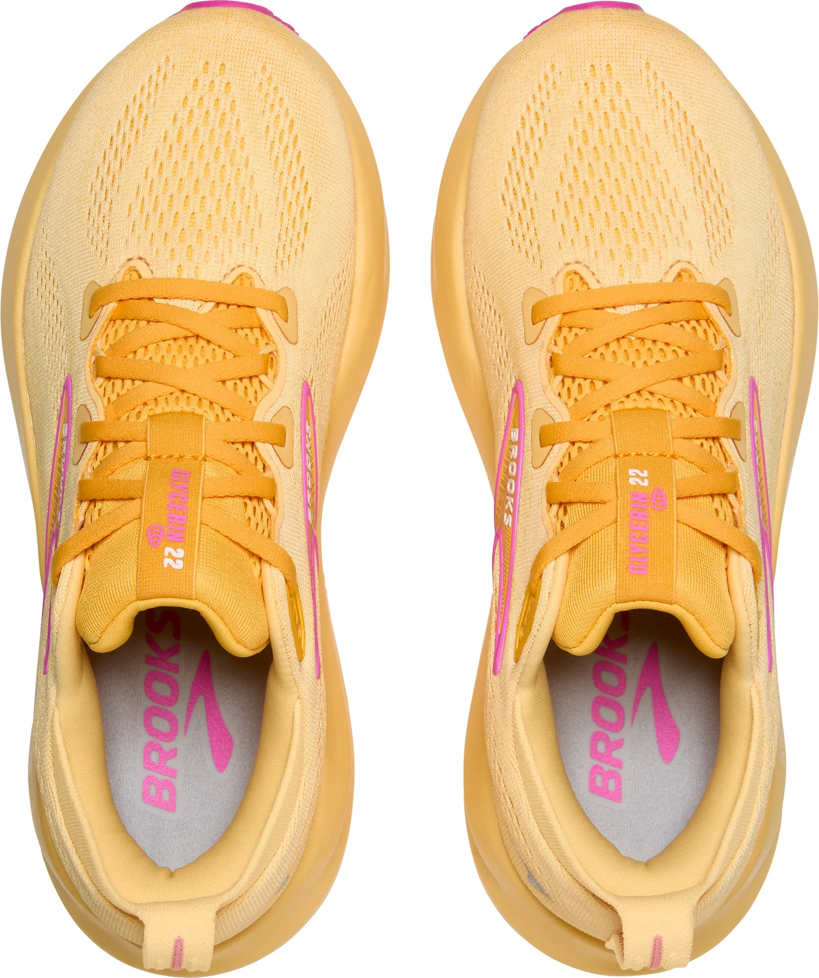 Long-Lasting Comfort Brooks Glycerin 22 Womens Running Shoes - Orange
