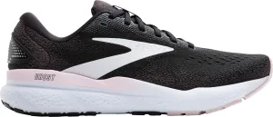 all - terrain logo - beaded shoes Brooks Ghost 16 Womens Running Shoes - Black