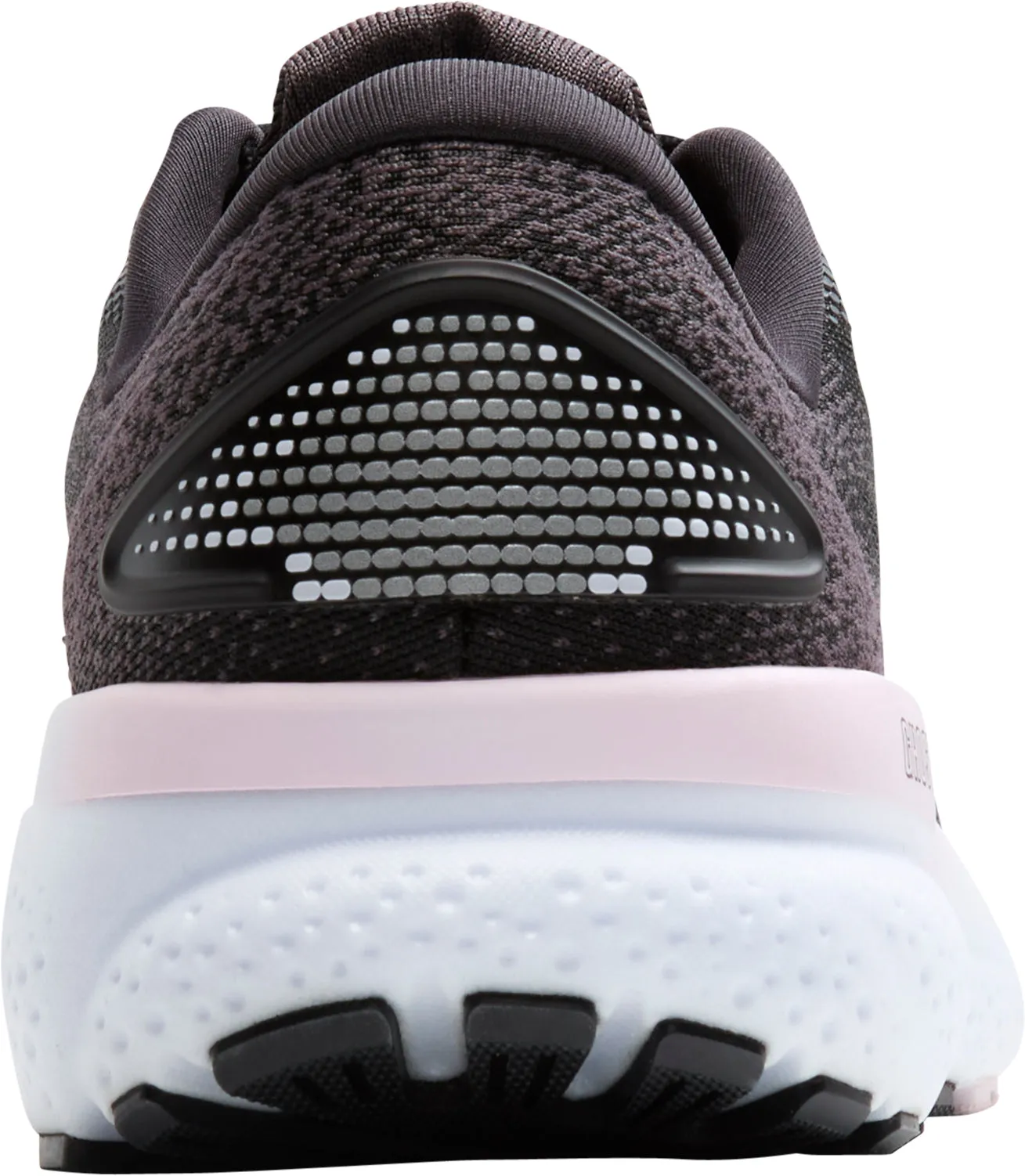 Brooks Ghost 16 Womens Running Shoes - Black Snug heel adjustable - strap running wear