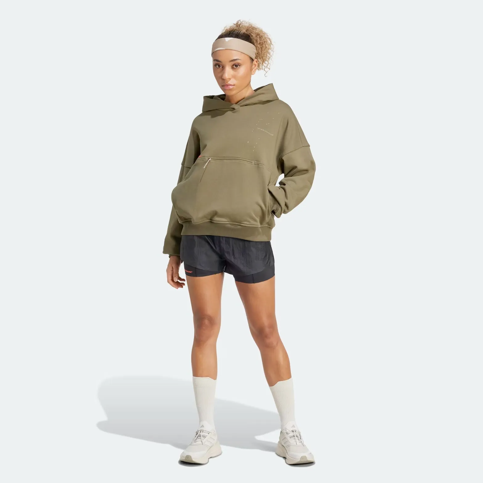 QuickReleaseFastener Women's Adi365 H.Koumori Running 2 in 1 Shorts Black