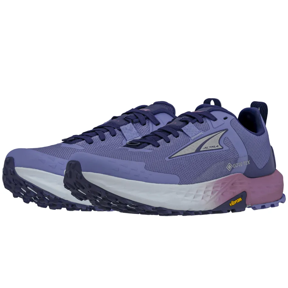 endurance trail shoes Altra Women's Timp 5 GTX Trail Running Shoes in Purple AW25
