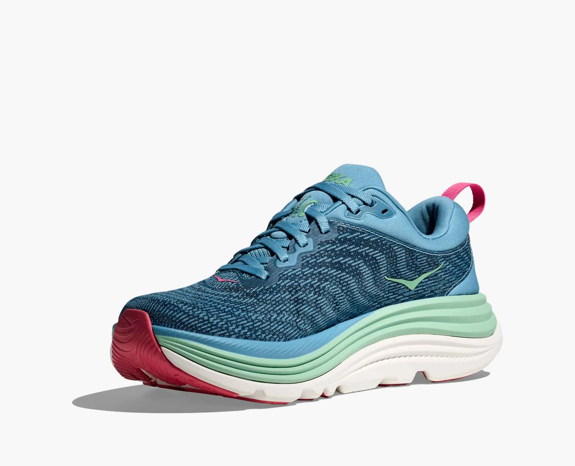 trail runners' shoes Hoka | Gaviota 5 | Women's | Alpine Blue/Jadeite