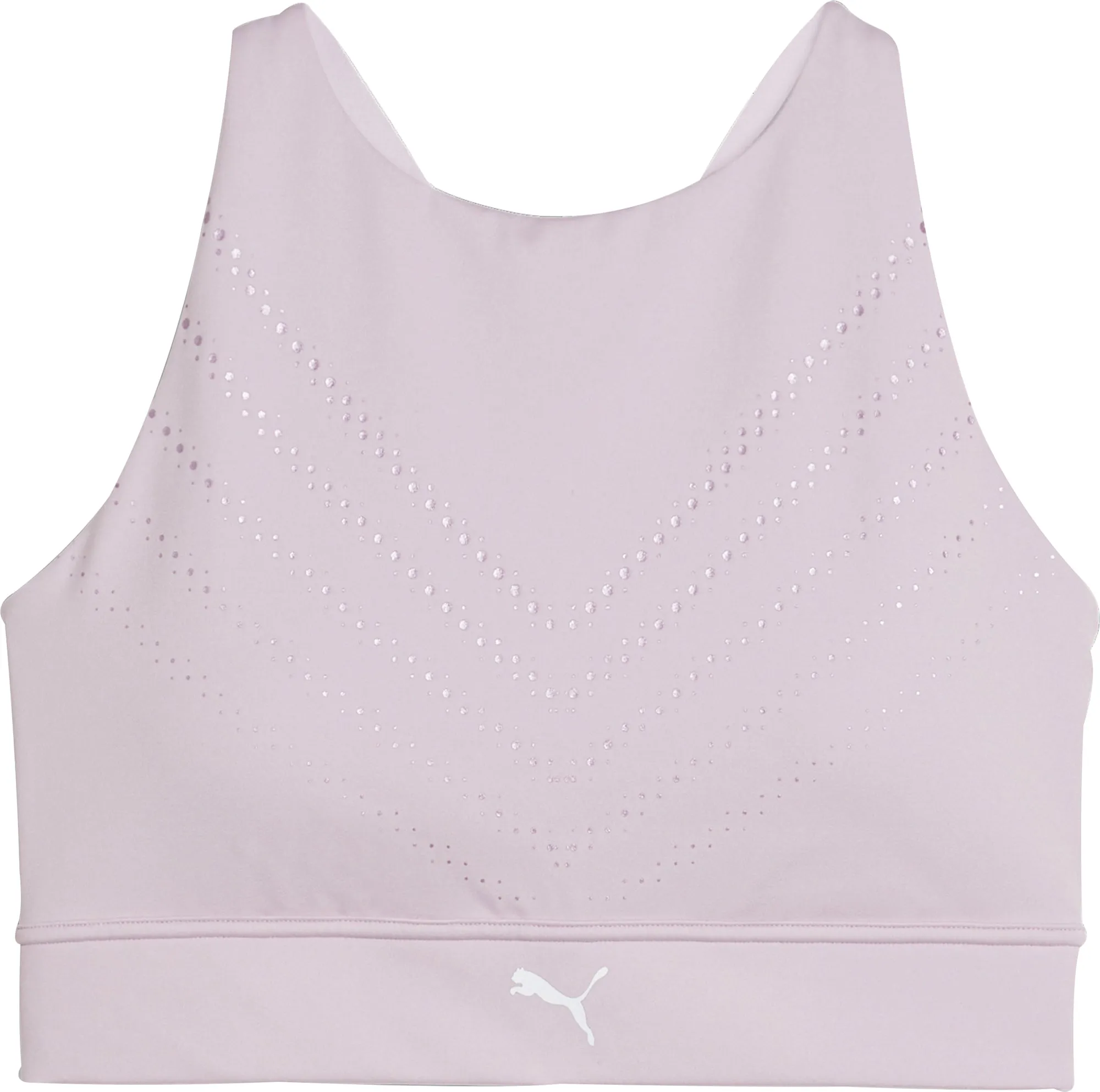 Double stitching seams Puma PWR Ultraform Womens Running Sports Bra - Purple