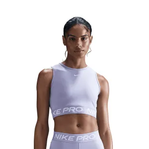 transportation purpose Women's Pro Dri-FIT Cropped Tank Lilac Ice / White